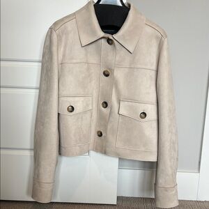 Banana Republic Factory faux suede jacket